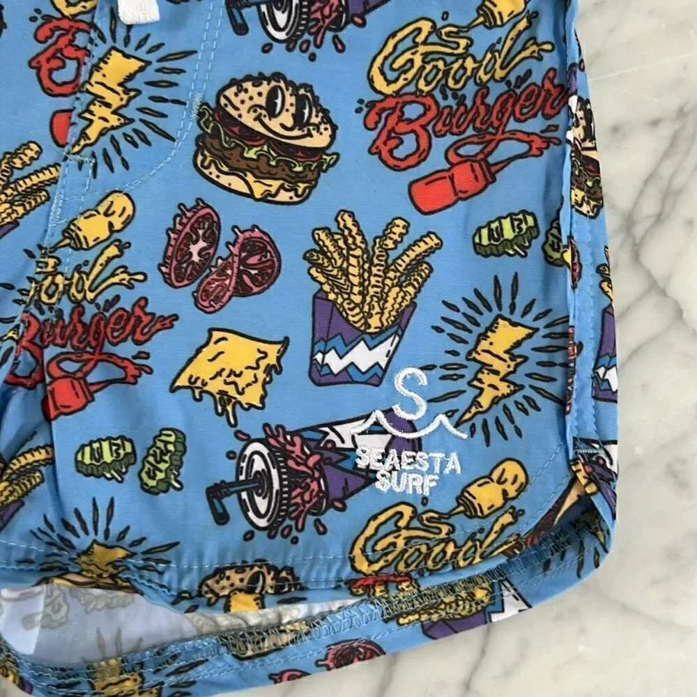 Seaesta Surf Boy's Board Shorts Good Burger 3T